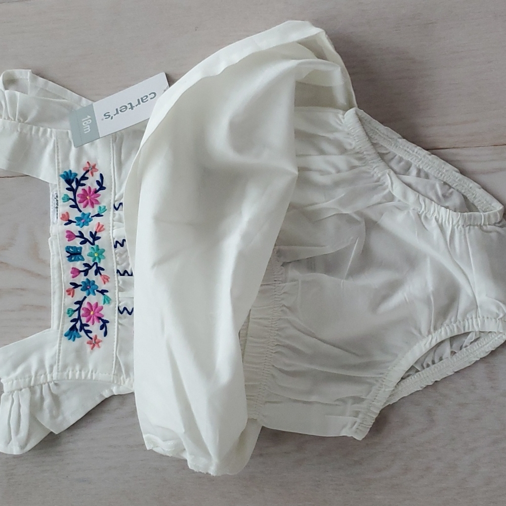 Summer White Baby Dress - Picture 6 of 6